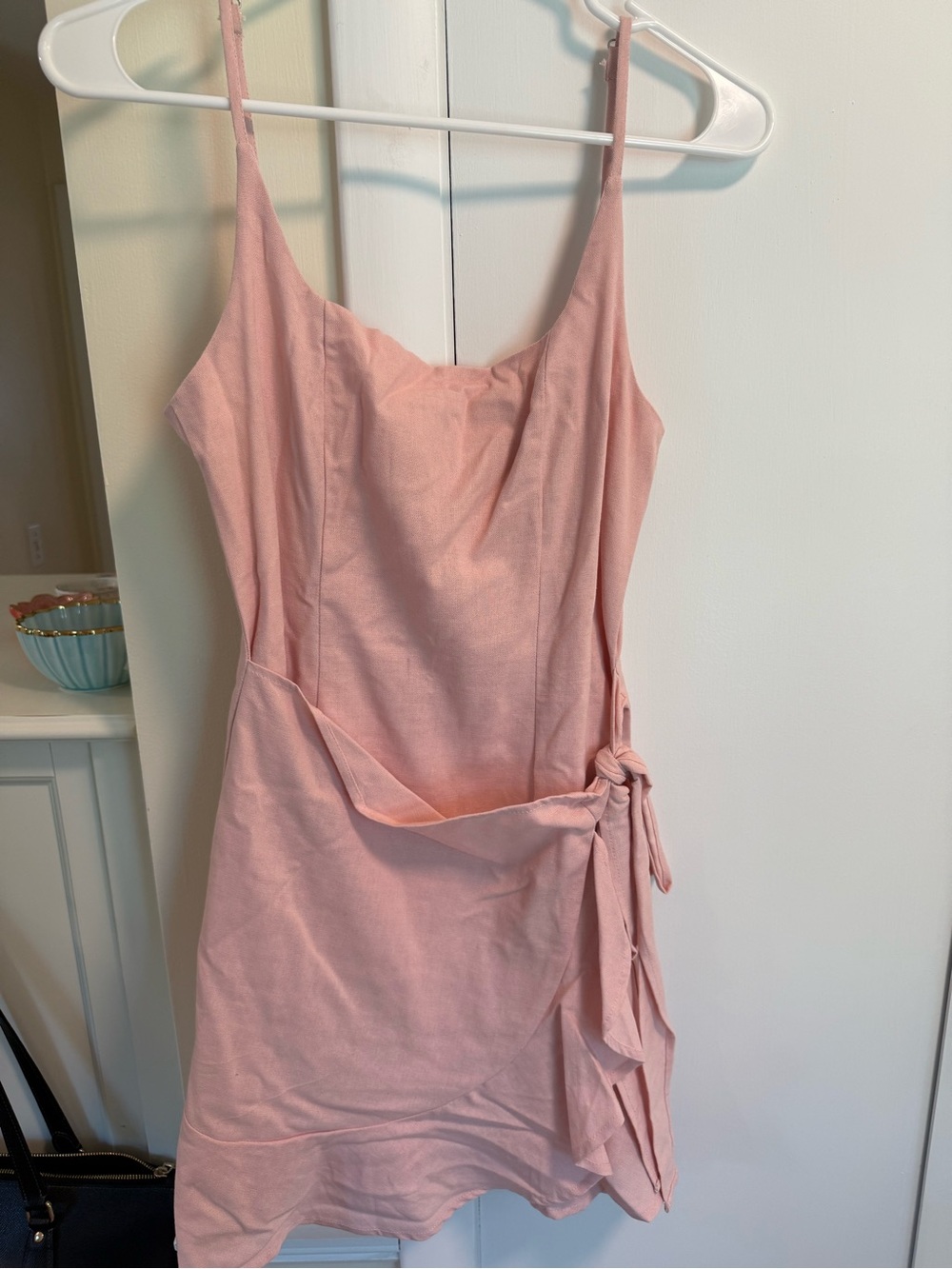 Princess Polly Cottage Hill Mini Dress in Blush Pink